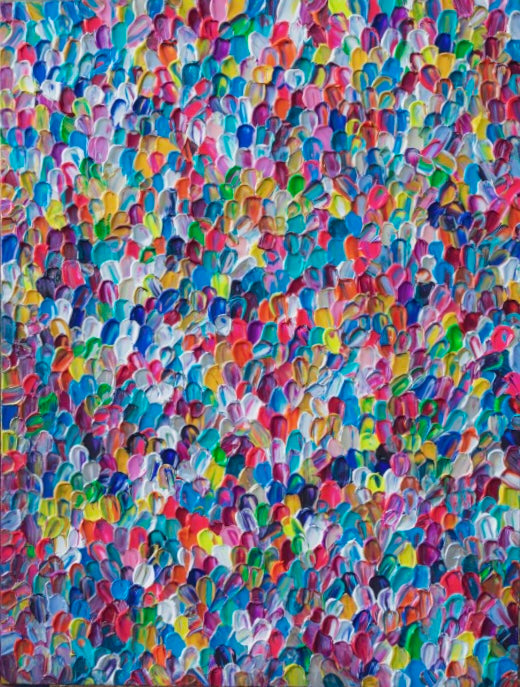 AUCTIONED - Color Rave 30”x40”