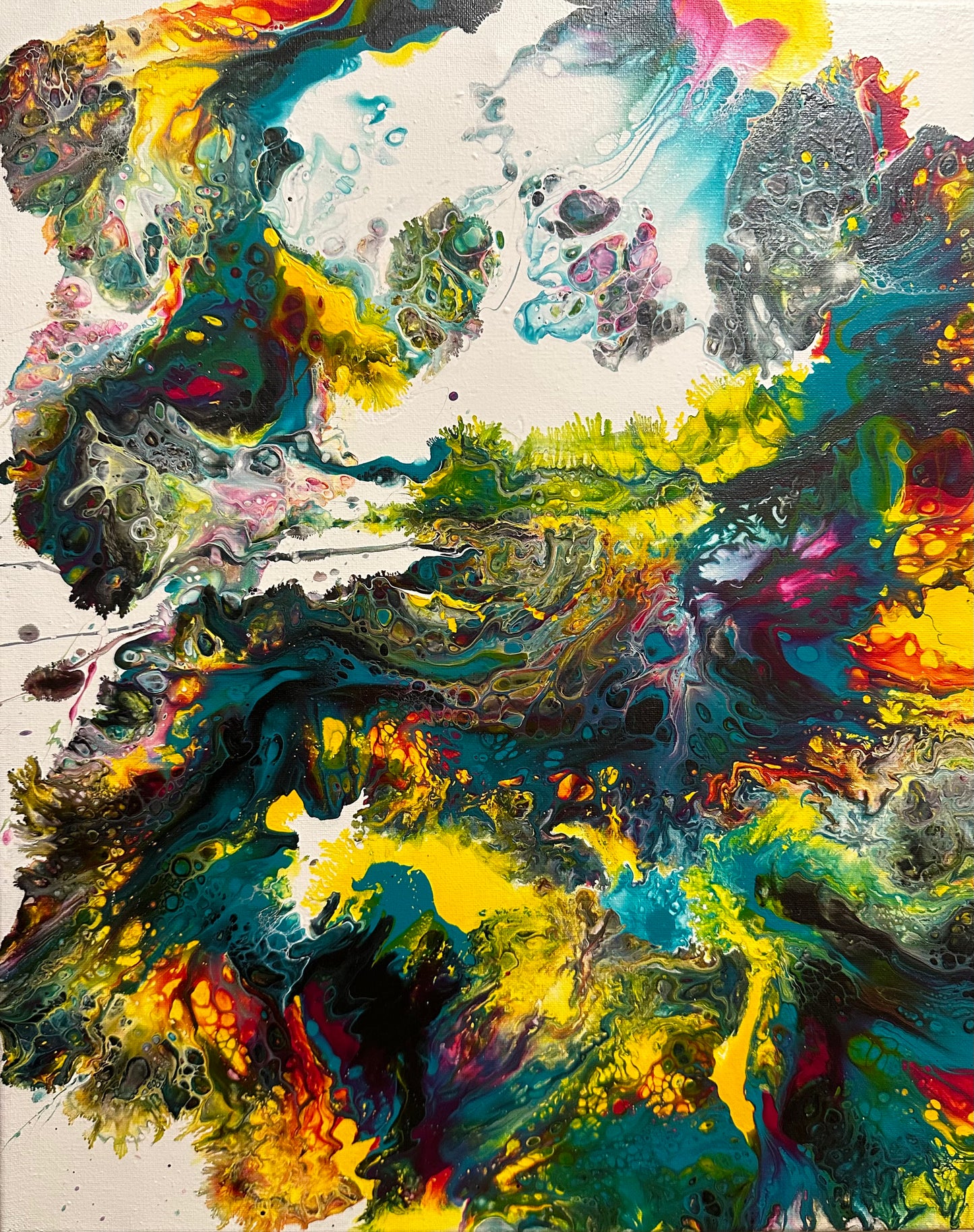 Space Jungle II - 16”x20”