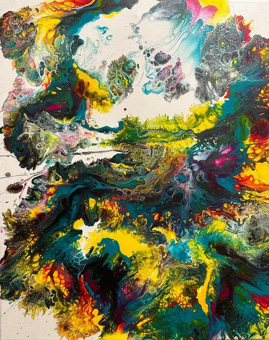 Space Jungle II - 16”x20”