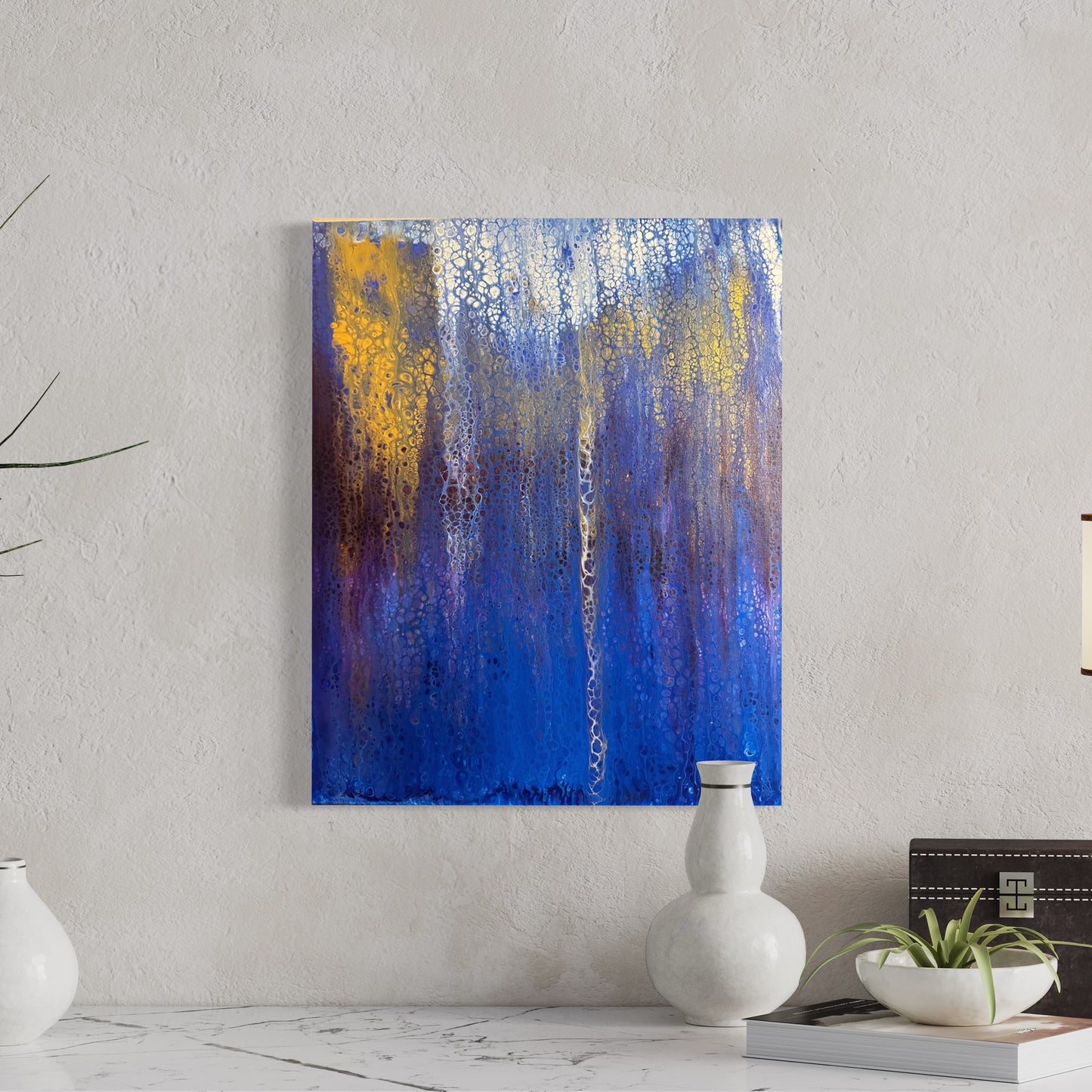 Blue Matrix 16”x20”