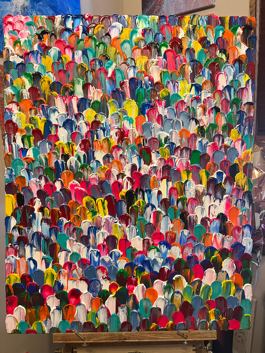 SOLD - Finicky Finicky 20”x28”